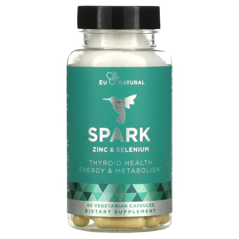 EuNaturalSpark锌和硒素食胶囊