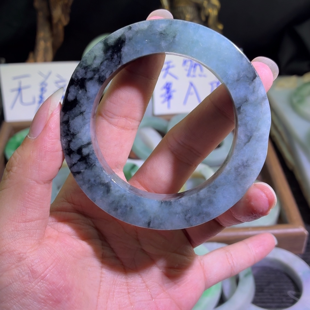 定制翡翠未镶嵌缅甸翡翠A货手镯毛胚定制