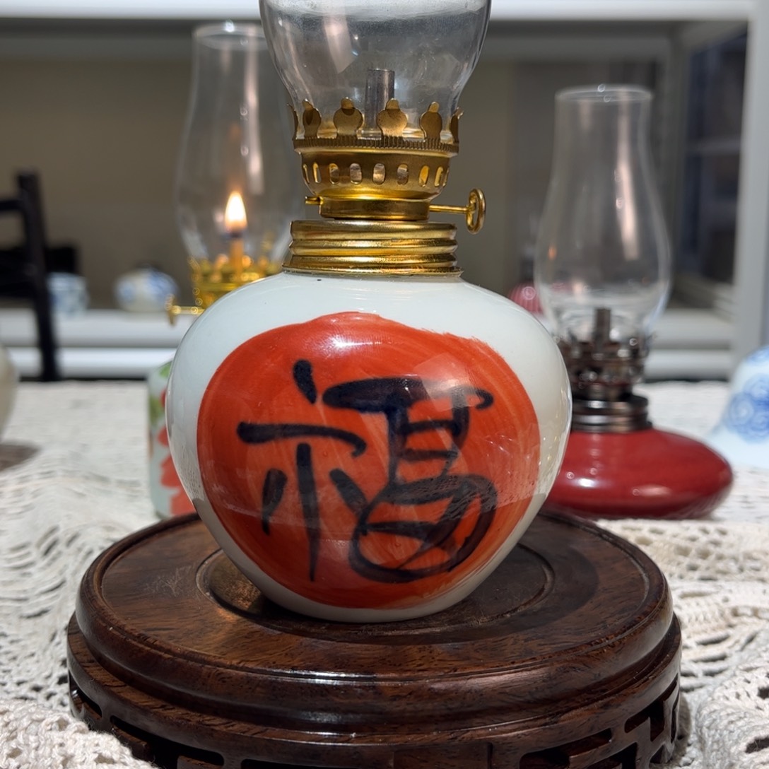 摆件景德镇陶瓷香薰灯