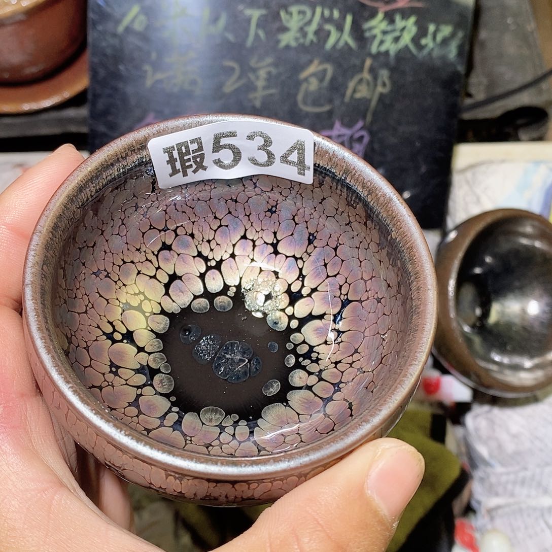 茶盏微瑕建盏主人杯子