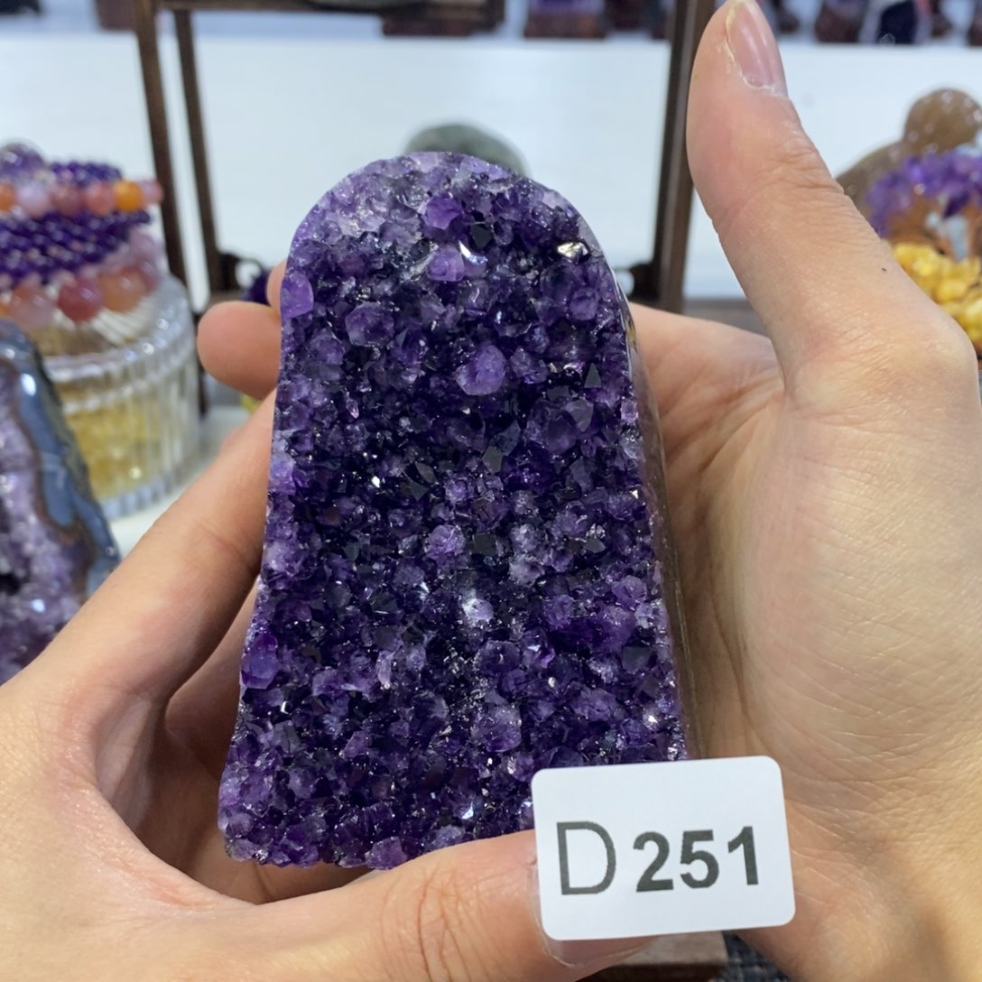 紫晶摆件摆件未镶嵌