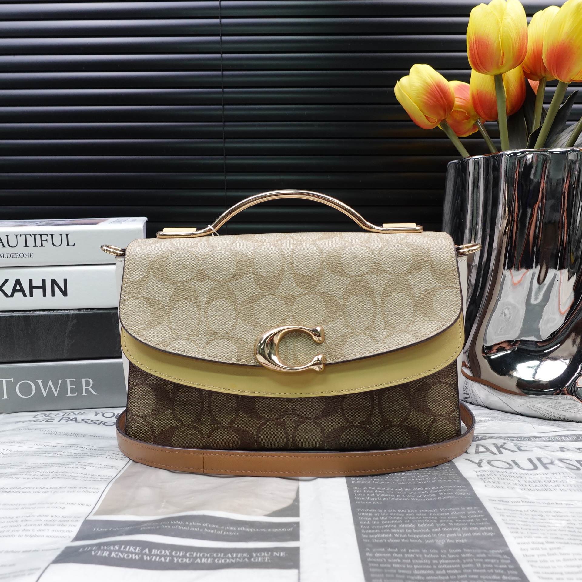 95新 COACH/蔻驰 单肩包/T10324658