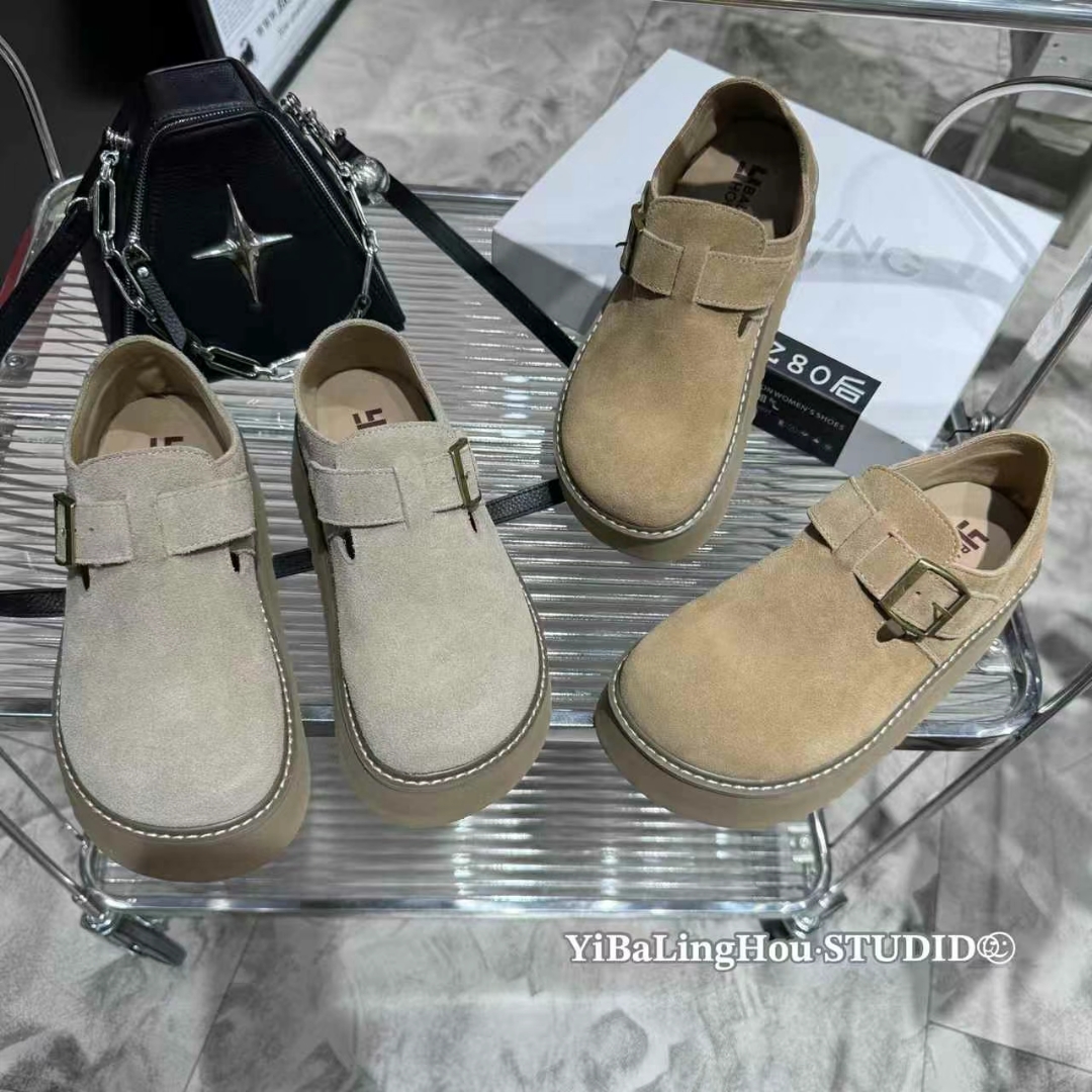 YBLH「百搭·厚底·博肯鞋」523