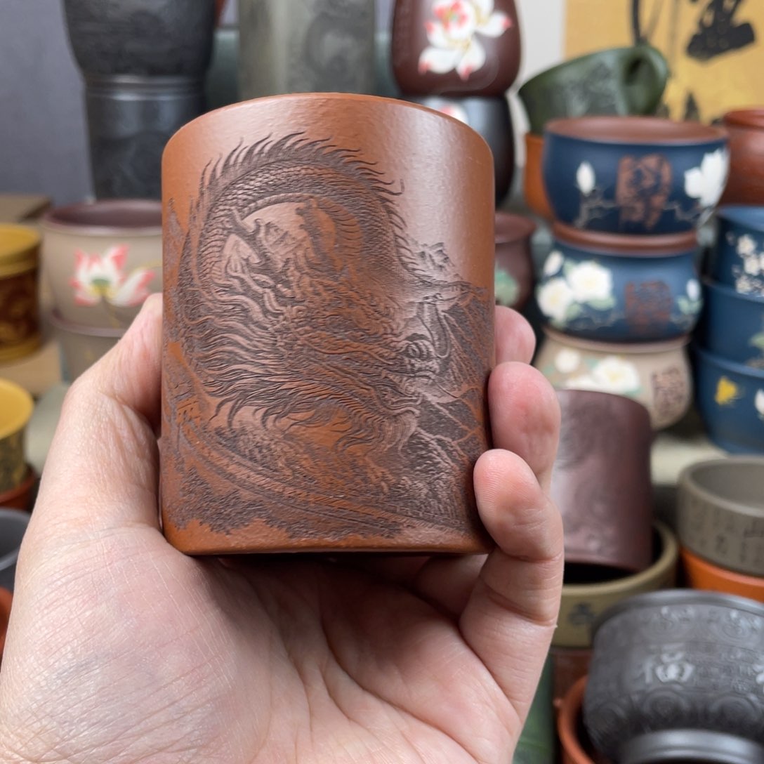 紫砂茶杯紫砂茶杯