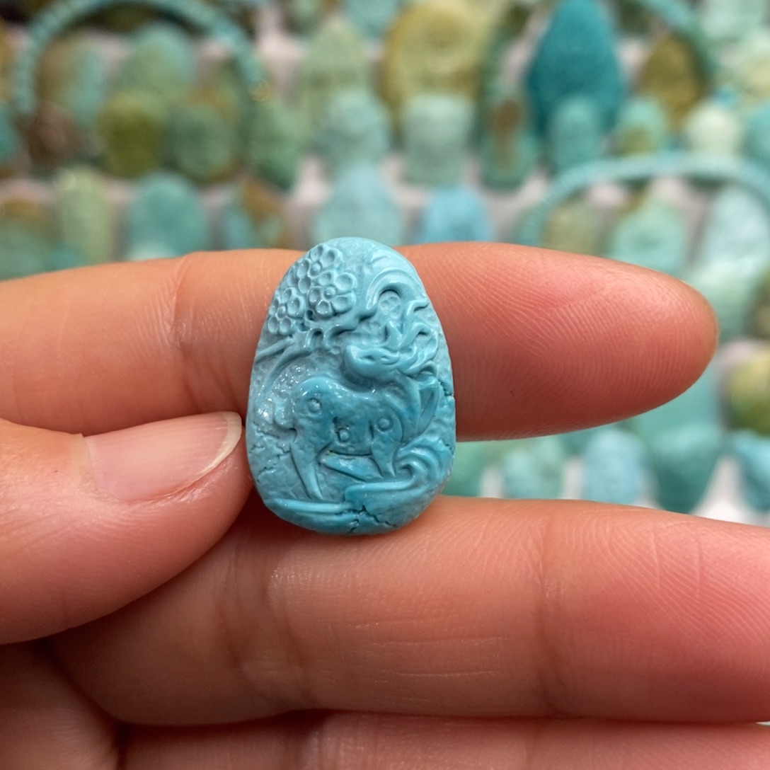 绿松石未镶嵌绿松石绿松石