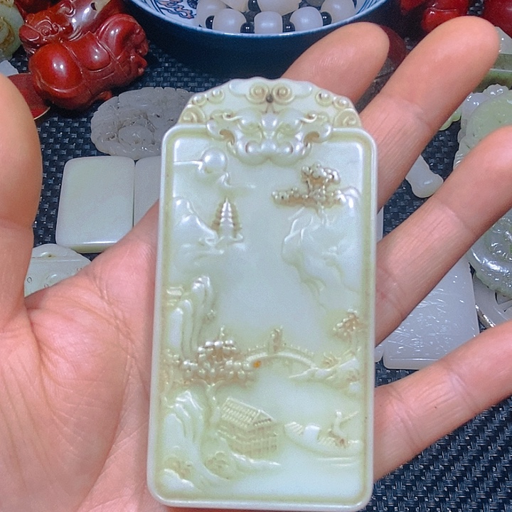吊坠白玉菩提精选