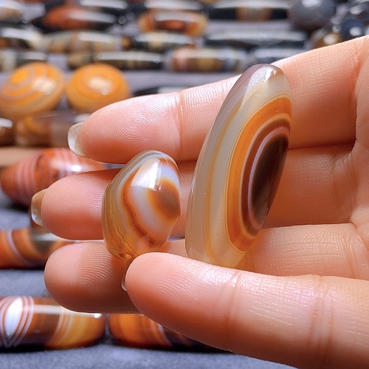 祝***焱玛瑙/玉髓未镶嵌吊坠(不含链)