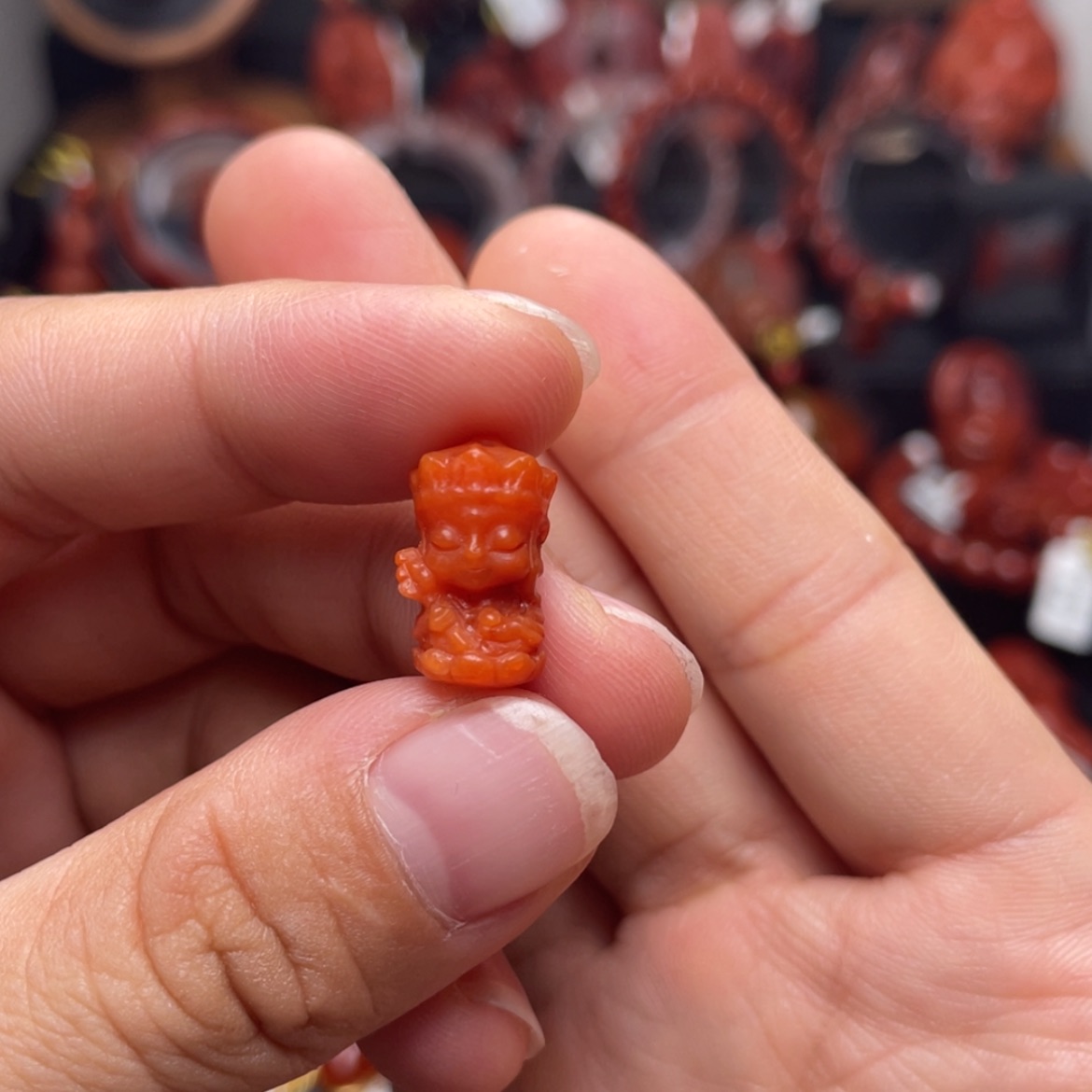 【闪购商品】未镶嵌地藏王南红玛瑙