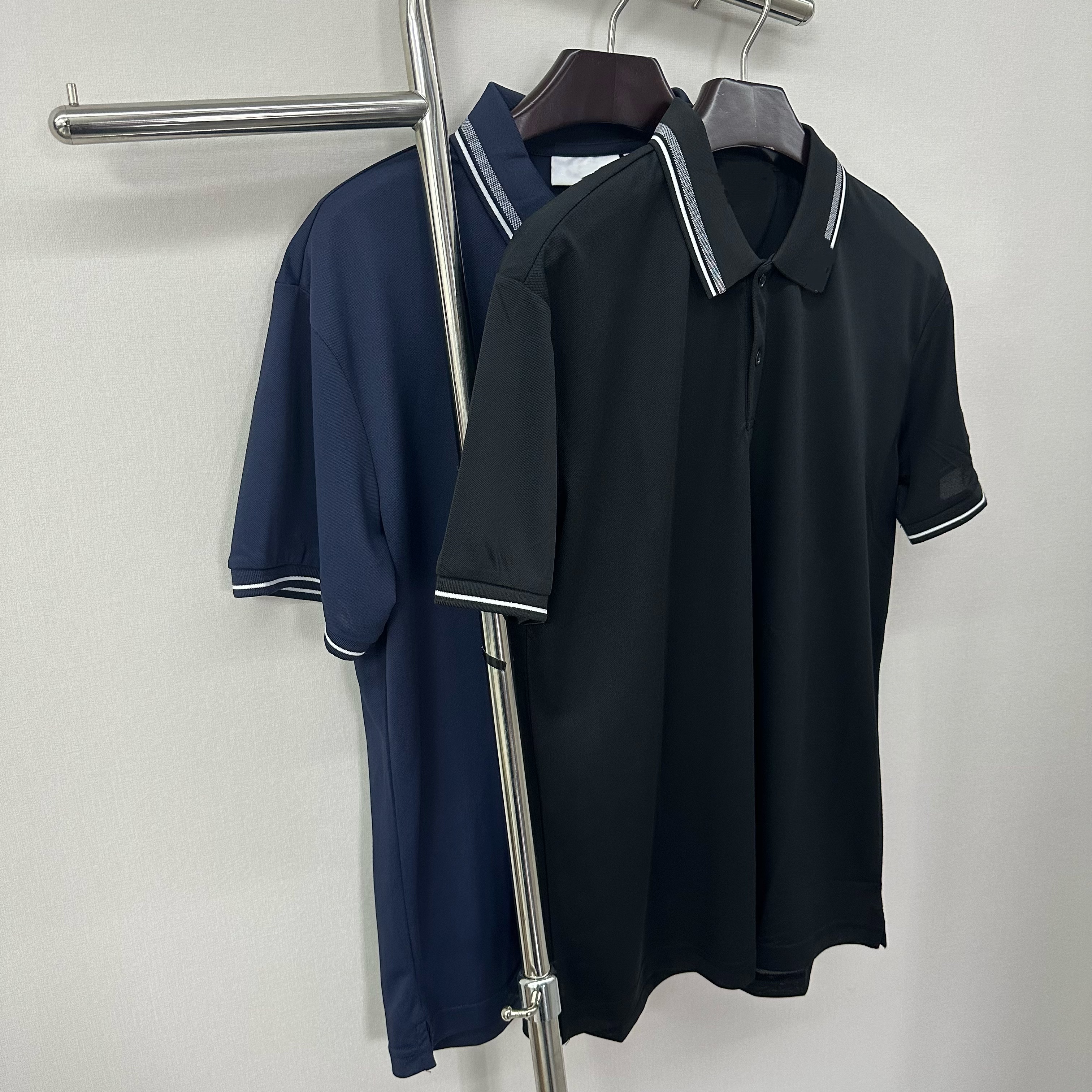 男士夏季休闲双色POLO衫（金）