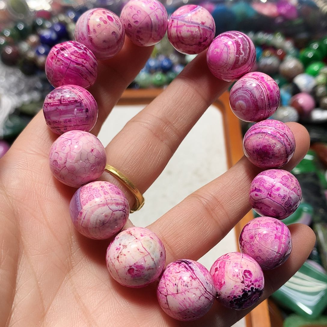 未镶嵌手串玛瑙/玉髓k15+