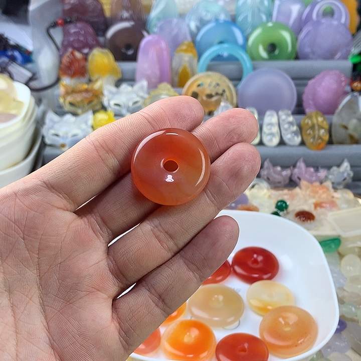 子***沐玛瑙/玉髓未镶嵌颈饰