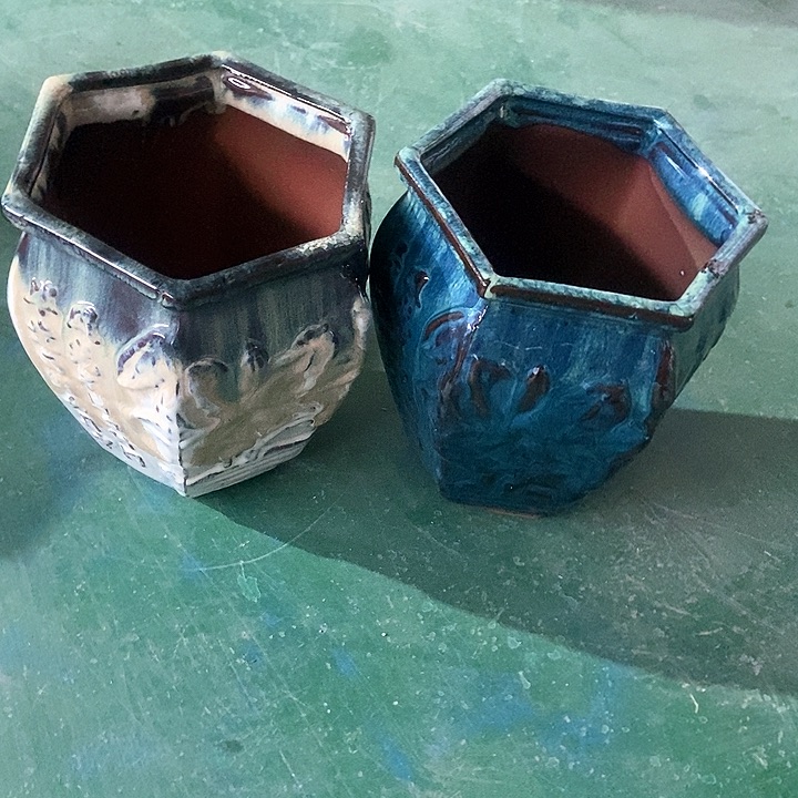 红陶口17。高20。。。。