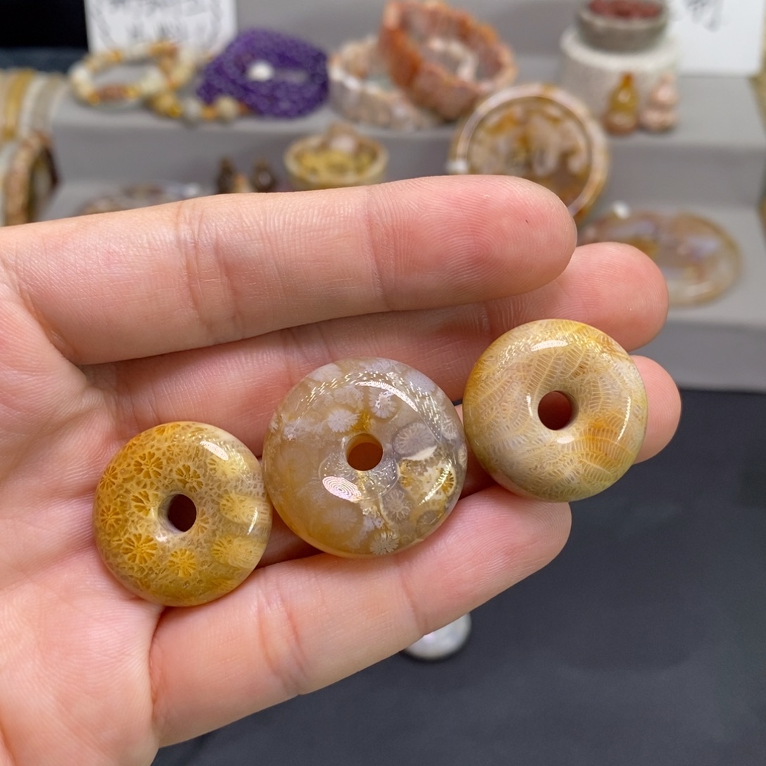 硅化玉未镶嵌颈饰