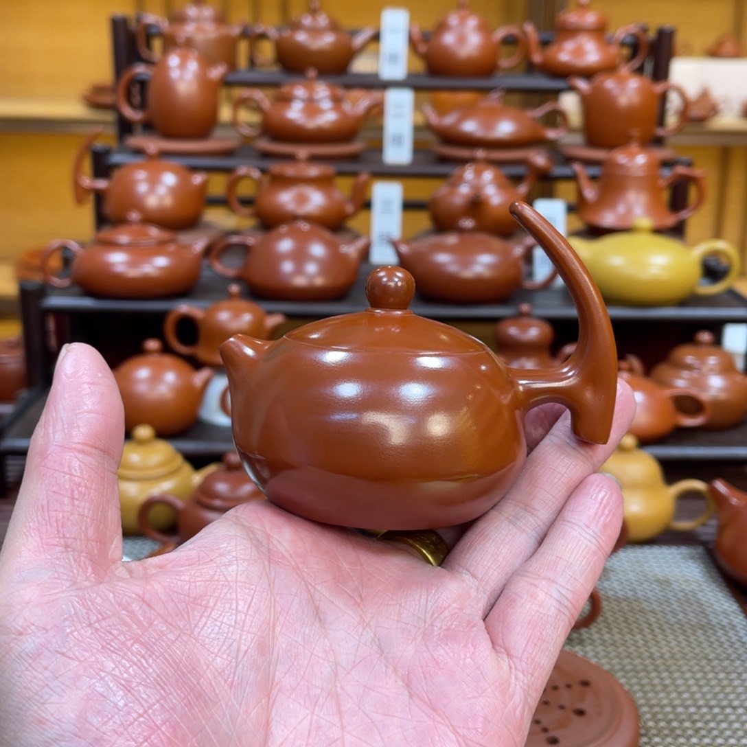 茶壶紫砂半把 110-130cc