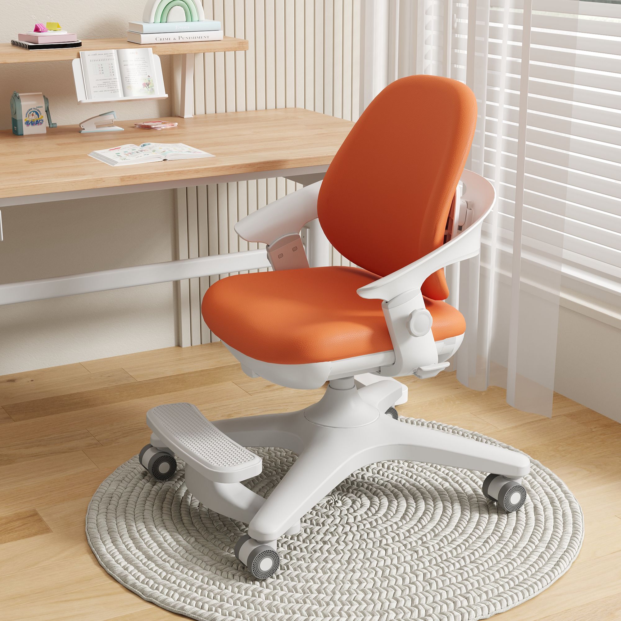 【新款学习椅】家用可调节升降写字椅学生椅简约时尚小凳书桌椅