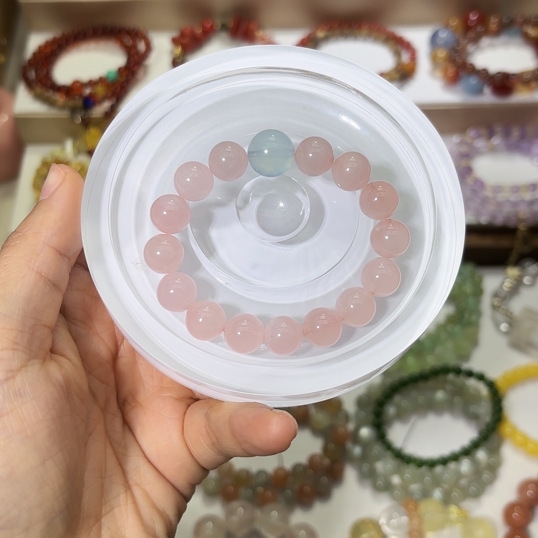 石英石粉水设计感手串