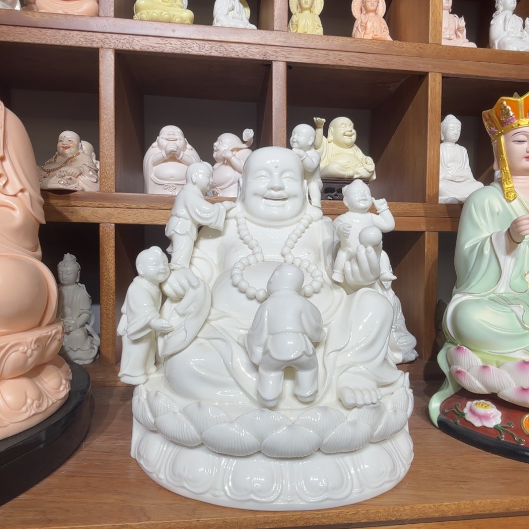 苏***张泥塑弥勒微瑕11111