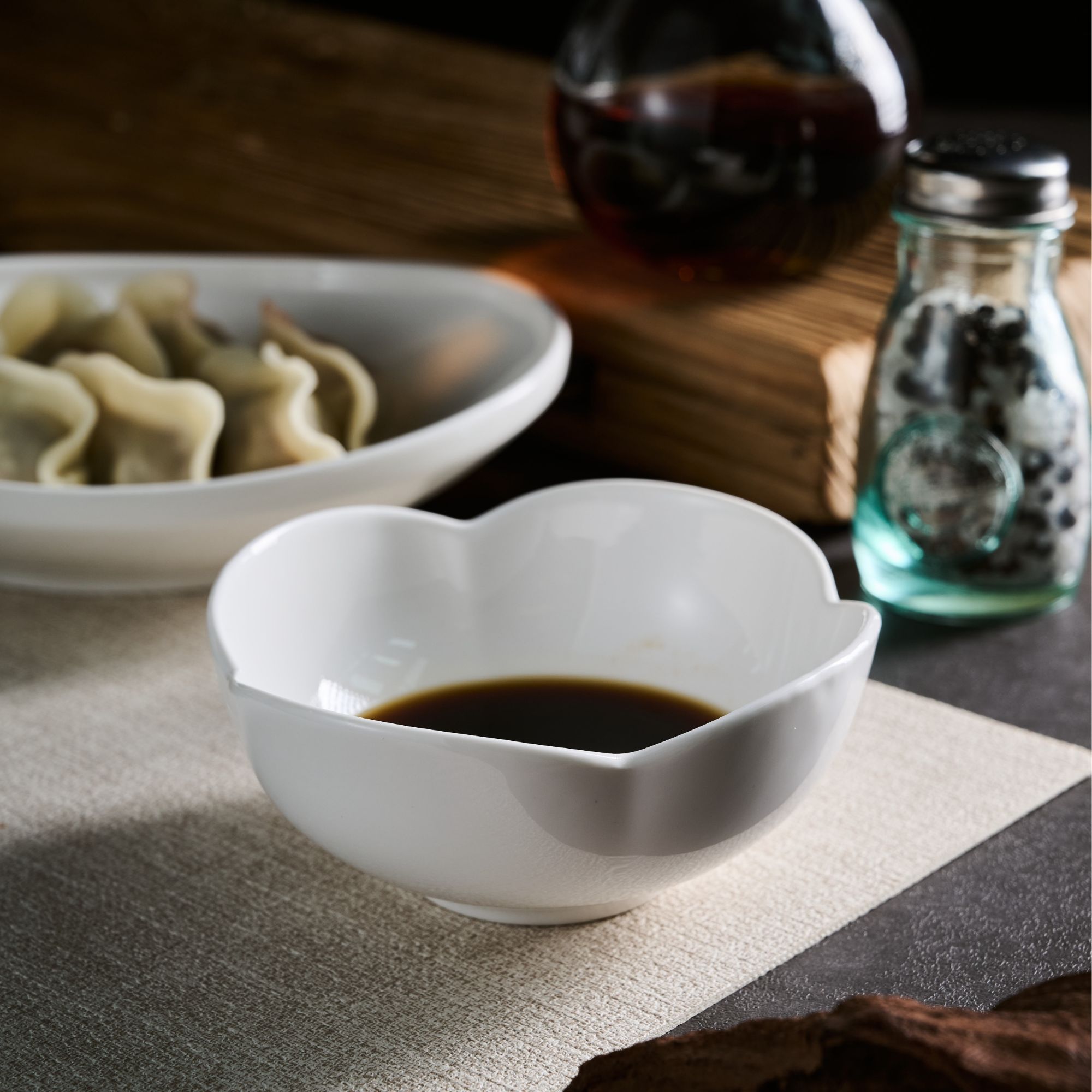 云山景墨陶瓷（2个装）4.75寸卓越碗网红高颜值酒店轻奢高级感餐具
