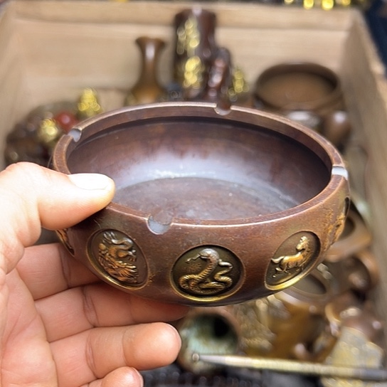 铜制工艺把玩摆件