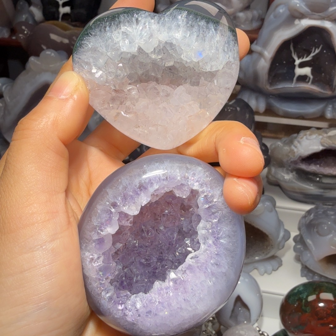 福***禧玛瑙/玉髓未镶嵌摆件