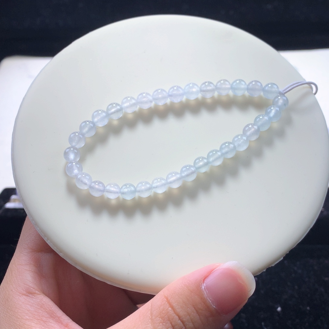 翡翠手链未镶嵌白月光