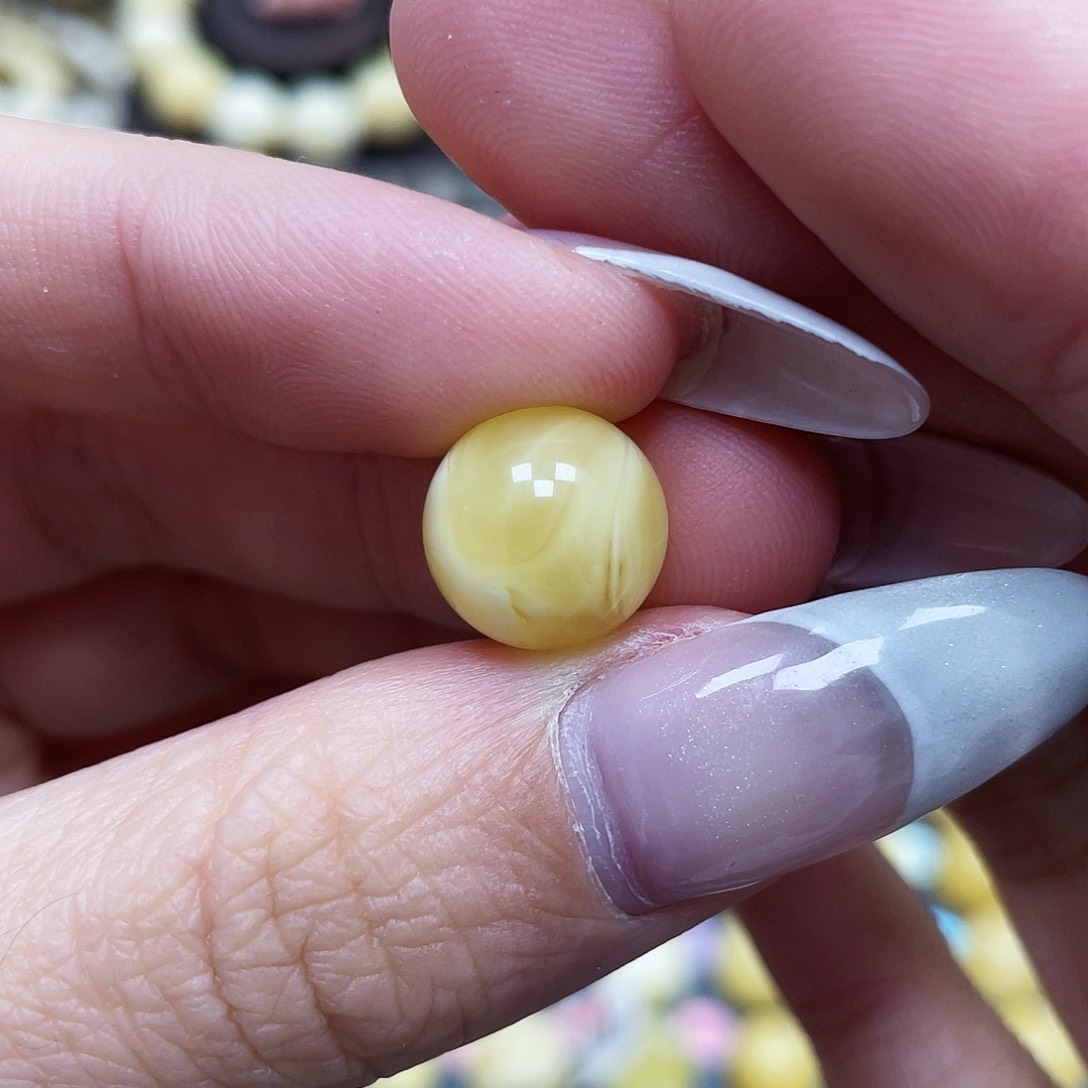 琥珀珠宝奇石未镶嵌12.2mm微瑕福利款