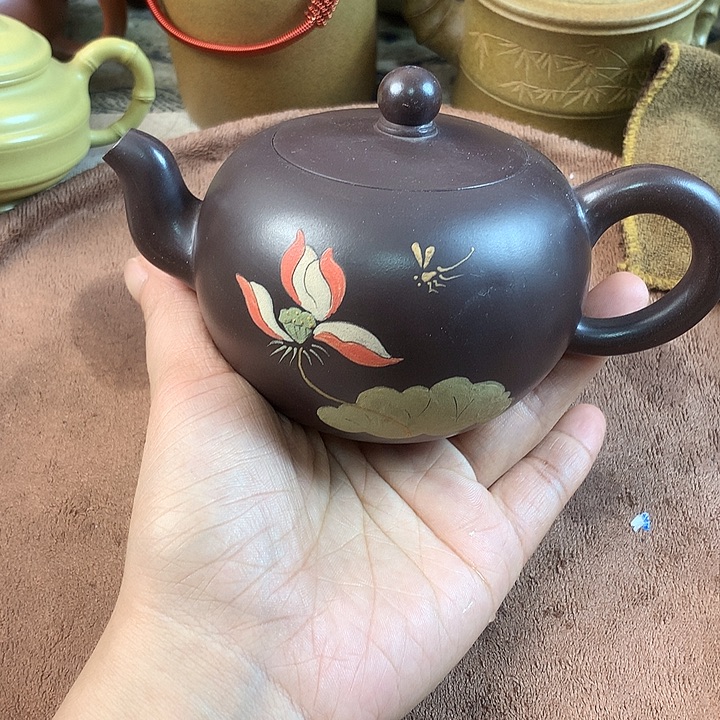 茶壶紫砂紫砂微瑕