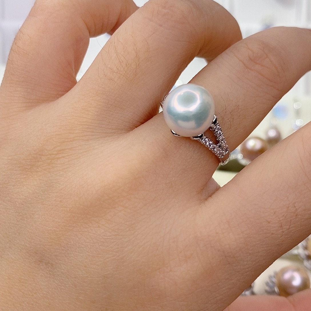 戒指未镶嵌淡水珍珠