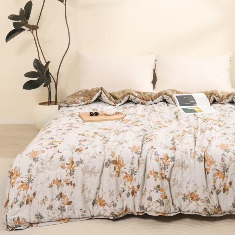 【三宅一生】简约轻奢定制柔软天麻秋冬被（夏日限定 150*200）