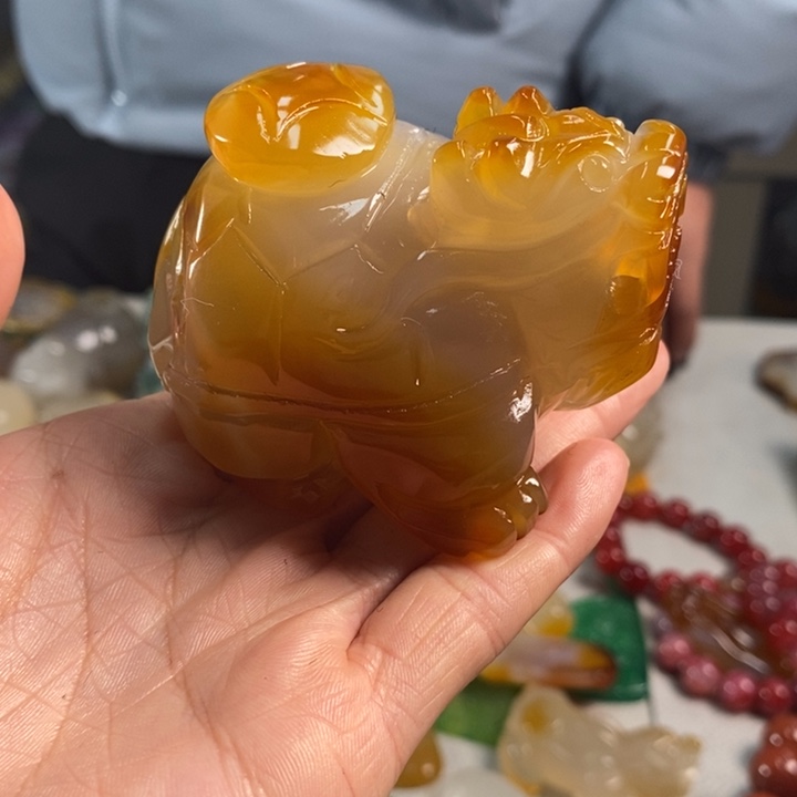 玛瑙/玉髓吊坠(不含链)未镶嵌