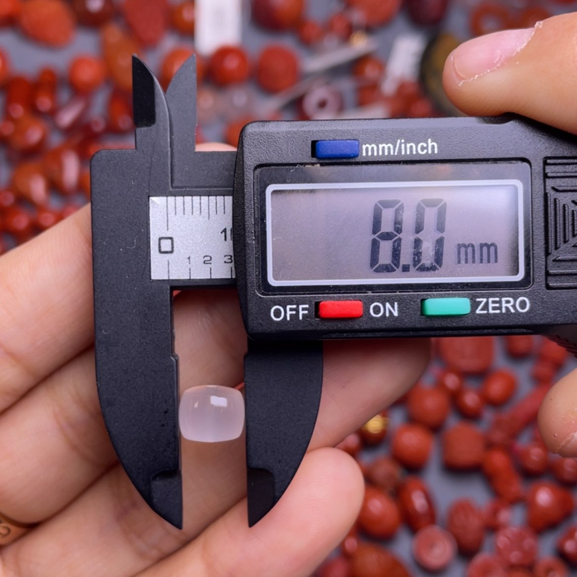 【闪购商品】南红玛瑙未镶嵌保山荔枝冻直切8x6.5