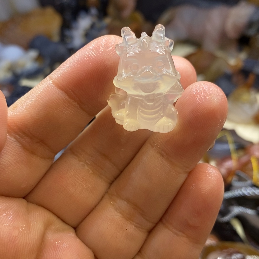 玛瑙/玉髓未镶嵌摆件手把件