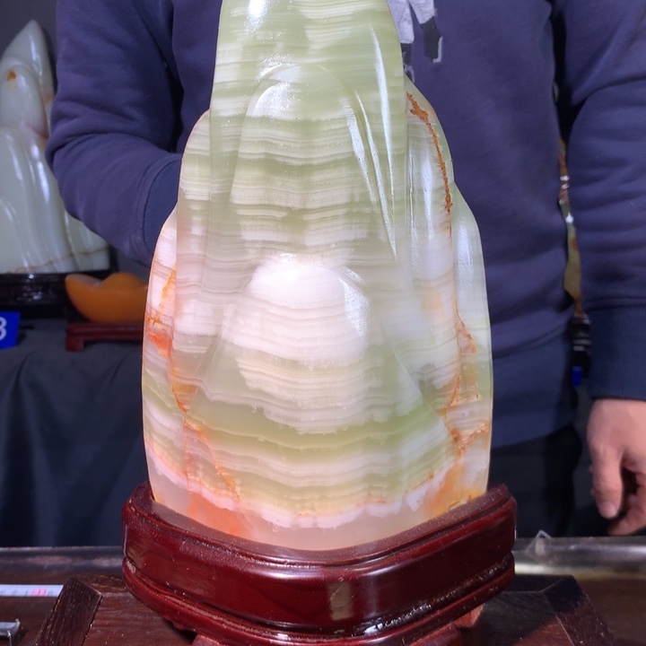 石材天然原石摆件