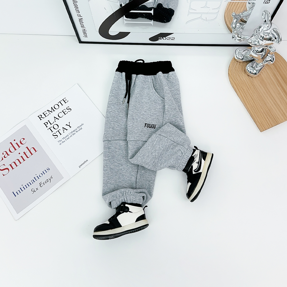 儿童加绒裤子男童运动裤2025新款秋冬装洋气 HS25113悠悠童话童装