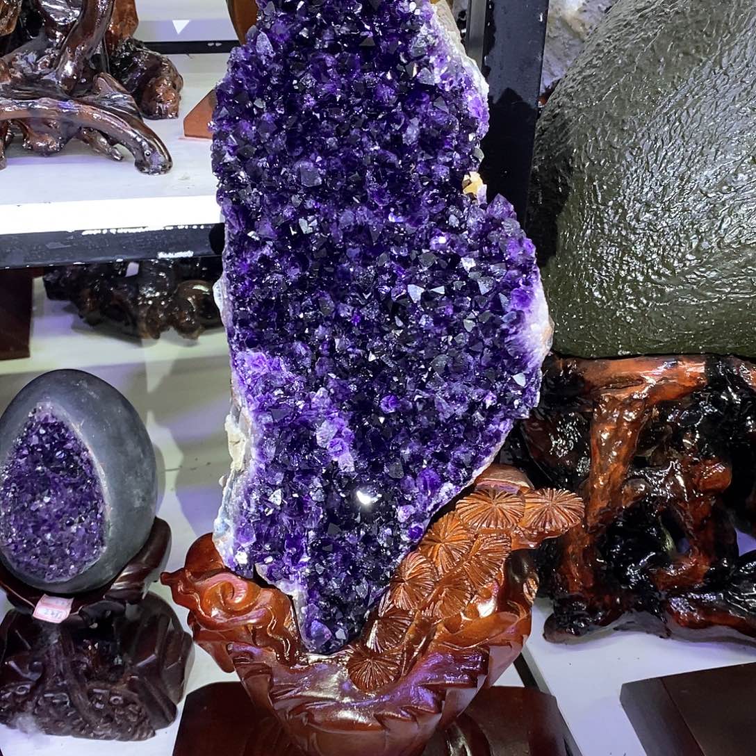 大型摆件（非配饰）未镶嵌紫晶小潘