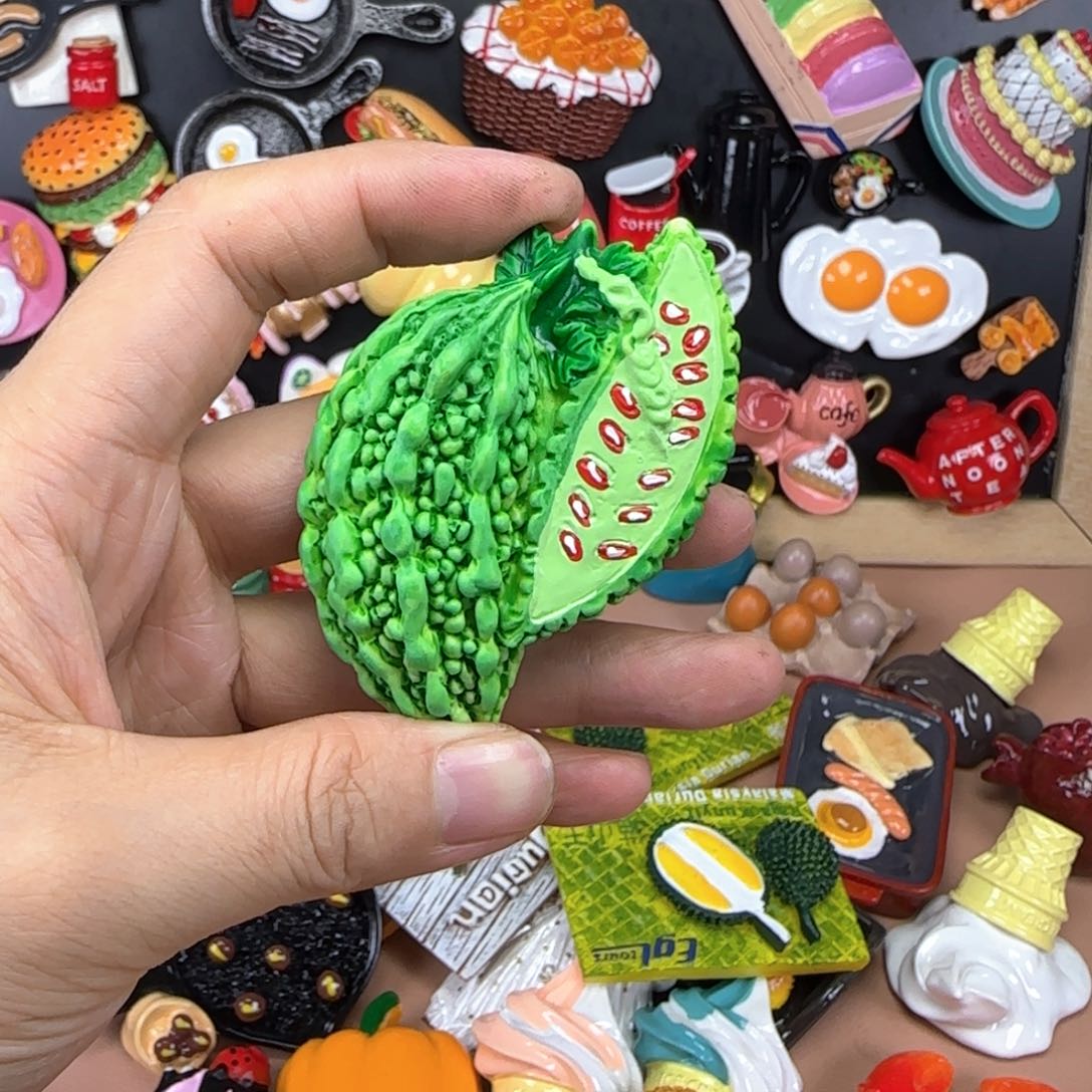 双层款苦瓜冰箱贴