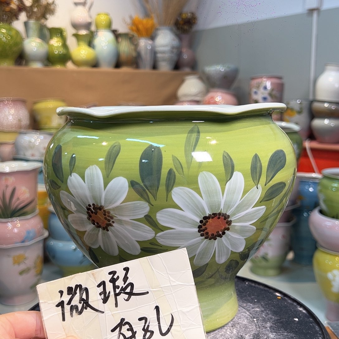 景德镇陶瓷花盆123