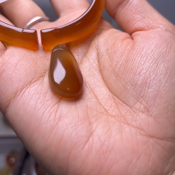 知***乐玛瑙/玉髓合金颈饰001