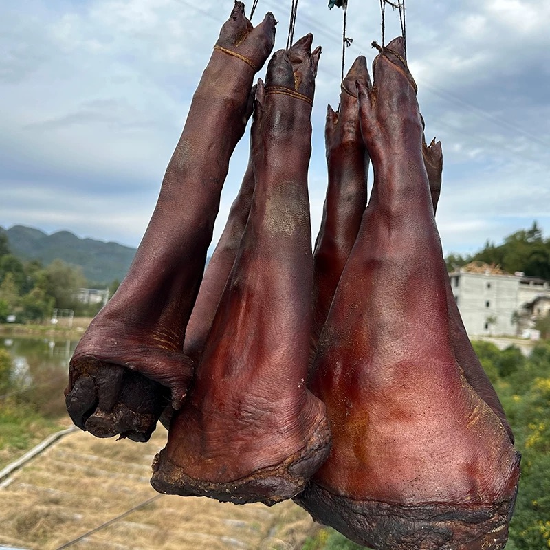 柏树丫烟熏腊猪脚—yz