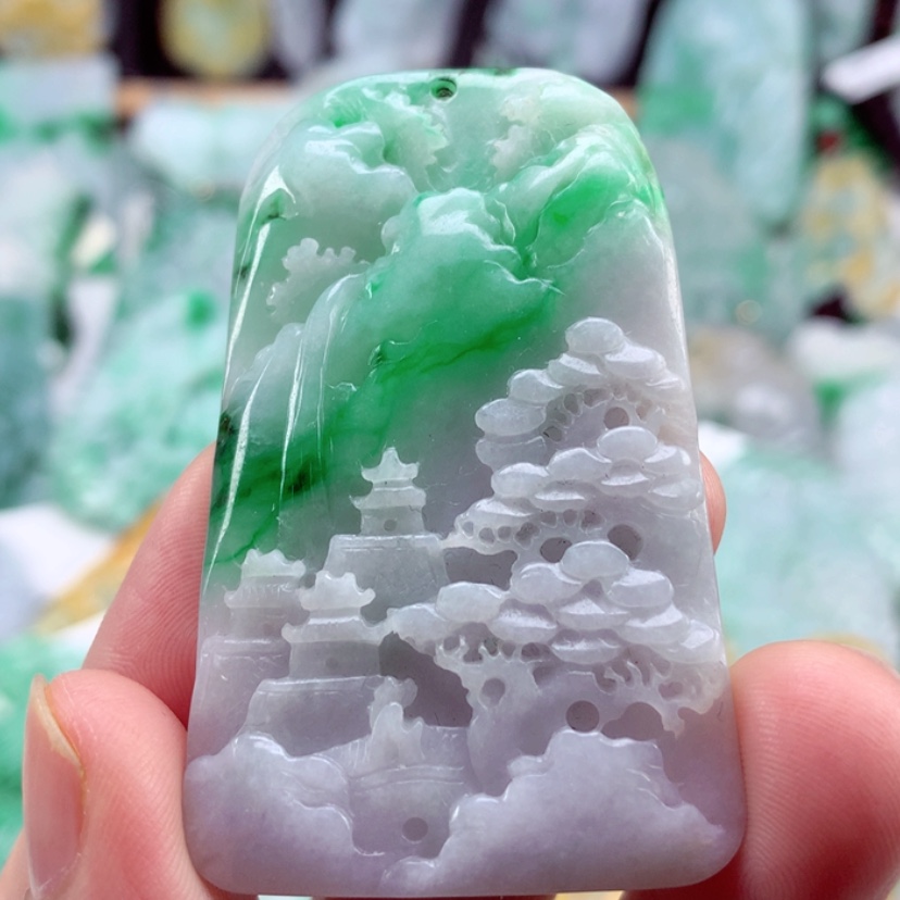 【闪购商品】翡翠吊坠(不含链)未镶嵌