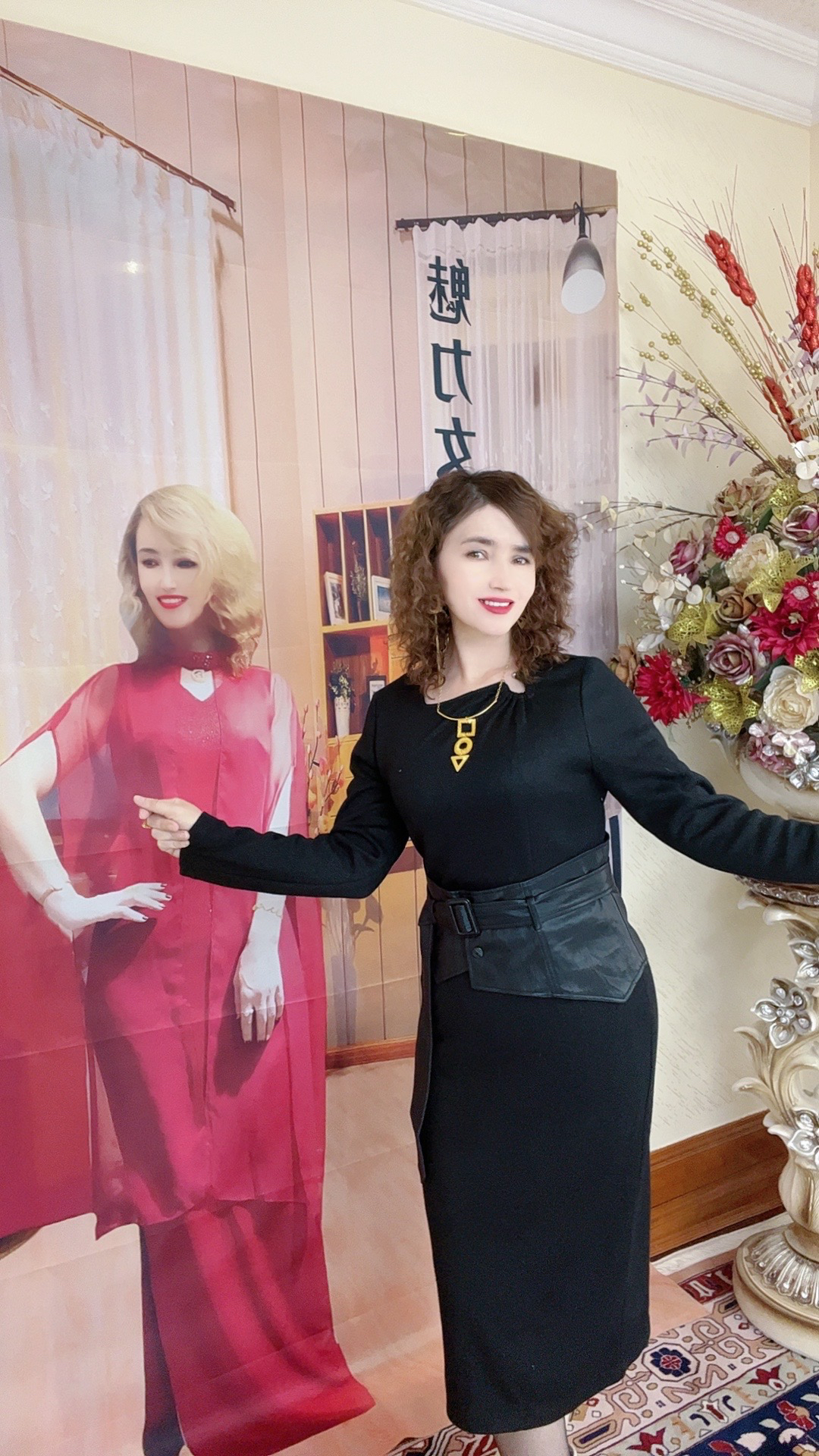 MODA KIZ长袖裙显瘦连衣裙百搭女装时尚打底气质裙子