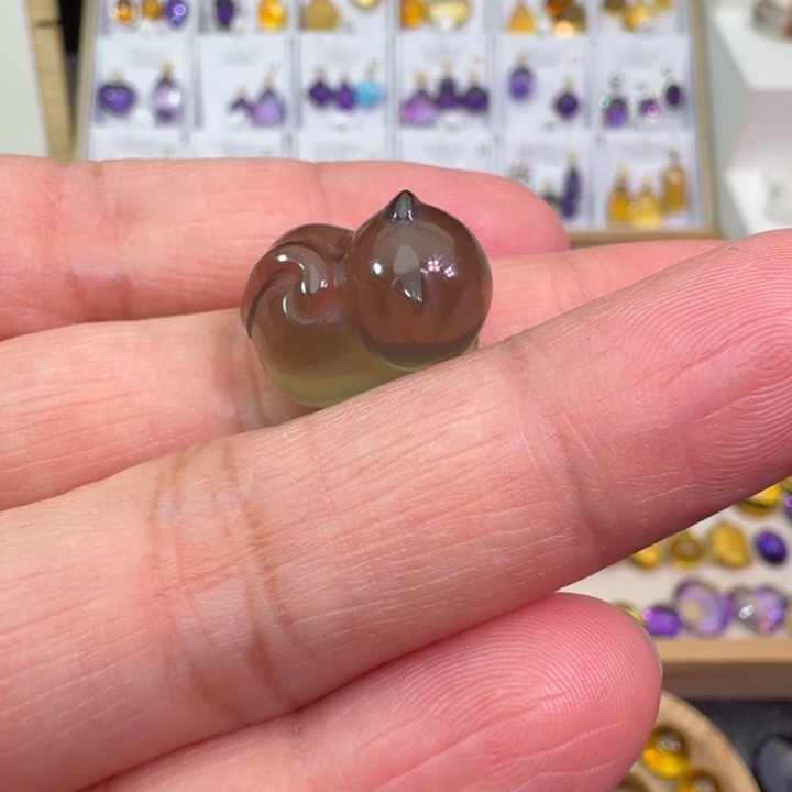 水晶颈饰未镶嵌吊坠