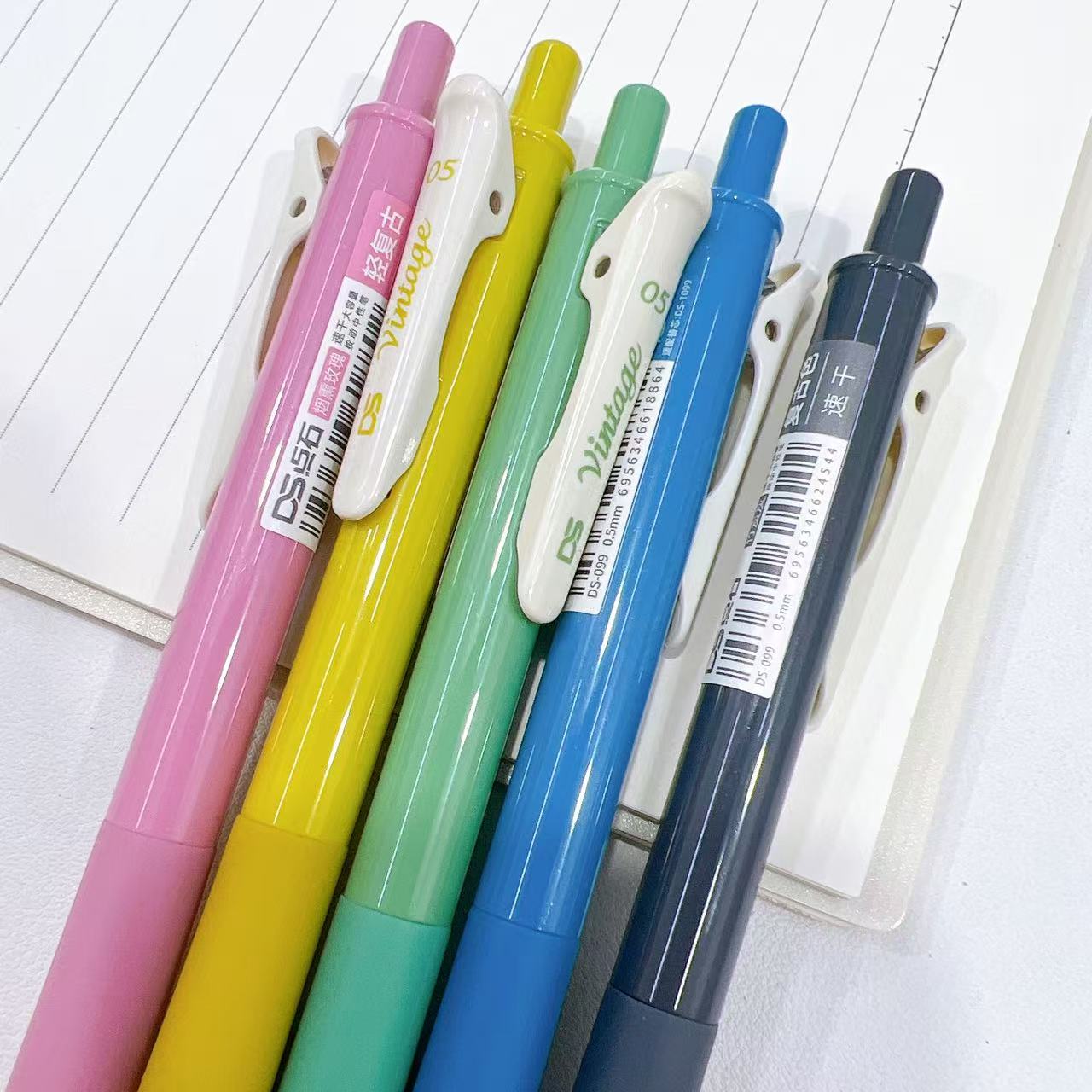 【彩墨/5支】D02点石复古彩墨子弹头速干..掉封蜡不售后