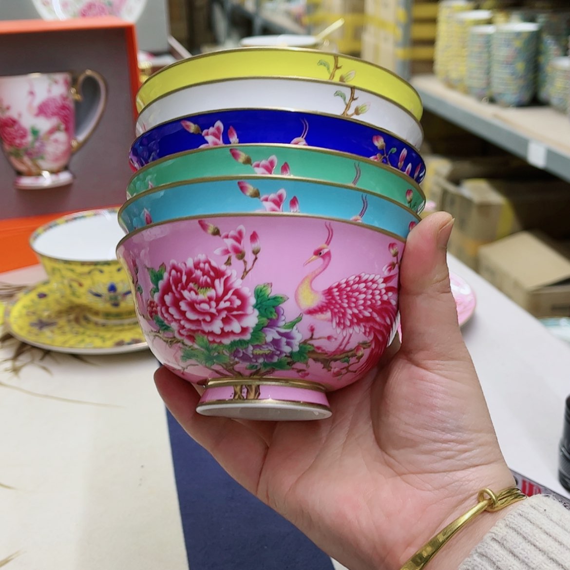 【闪购商品】骨瓷4.5英寸6混。。。。。