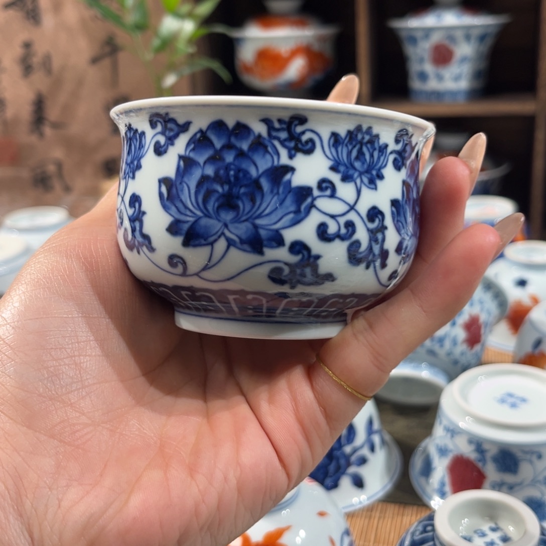 微瑕景德镇陶瓷主人杯