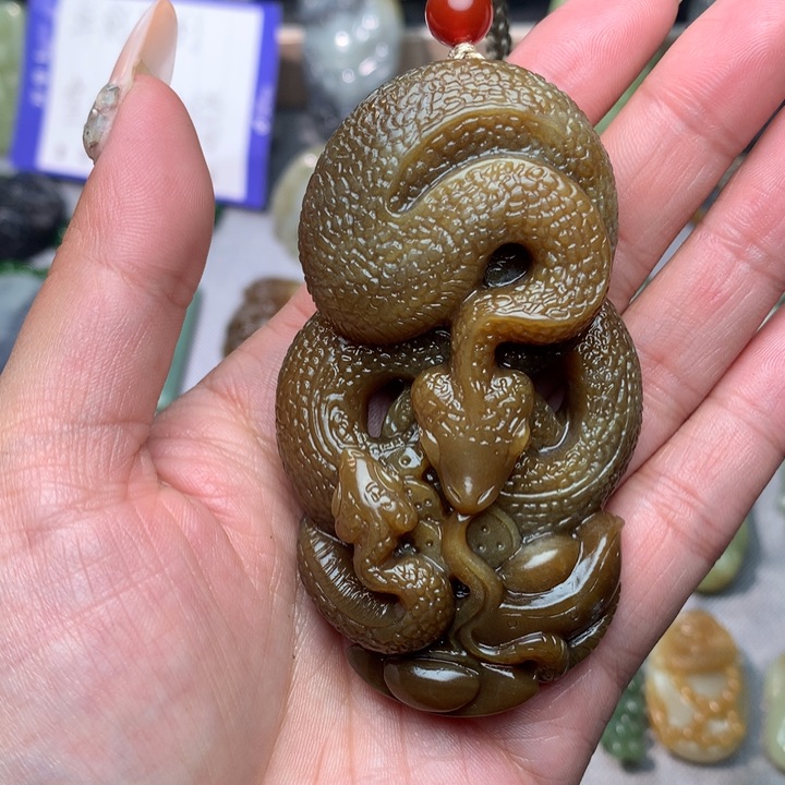 和田玉挂件未镶嵌