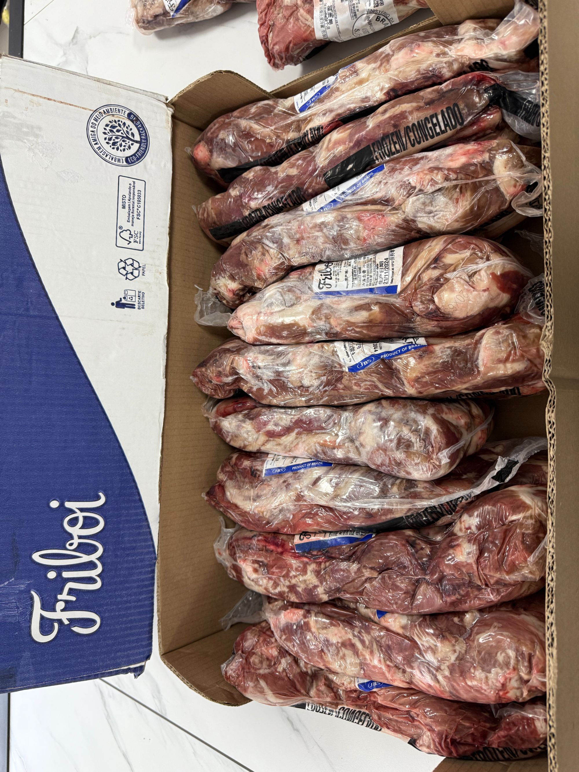 万茂肉集-巴西进口谷饲牛里脊链条  进口原包发货 清炖红烧 煎烤
