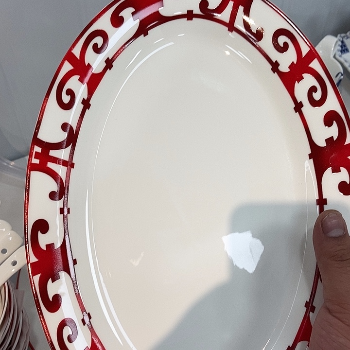 瓷片车上班餐具，v