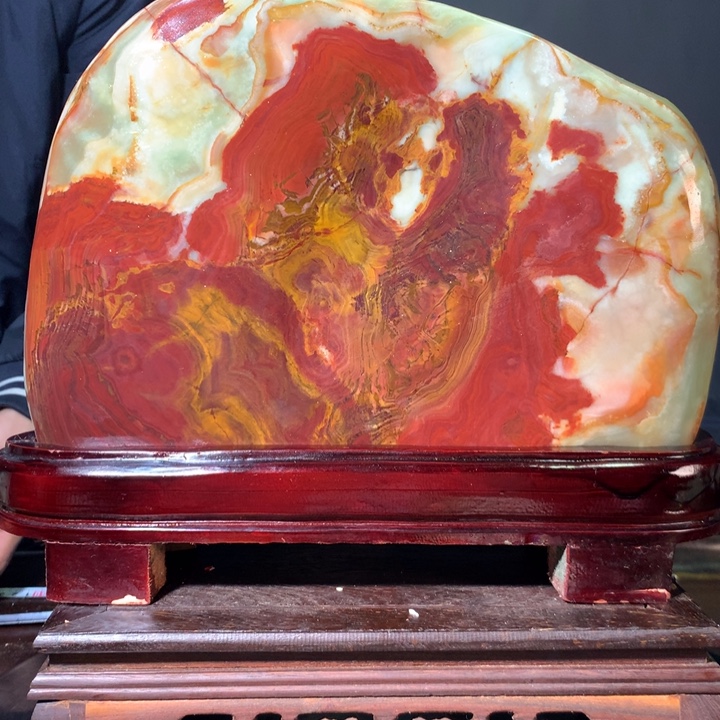 石材天然原石摆件