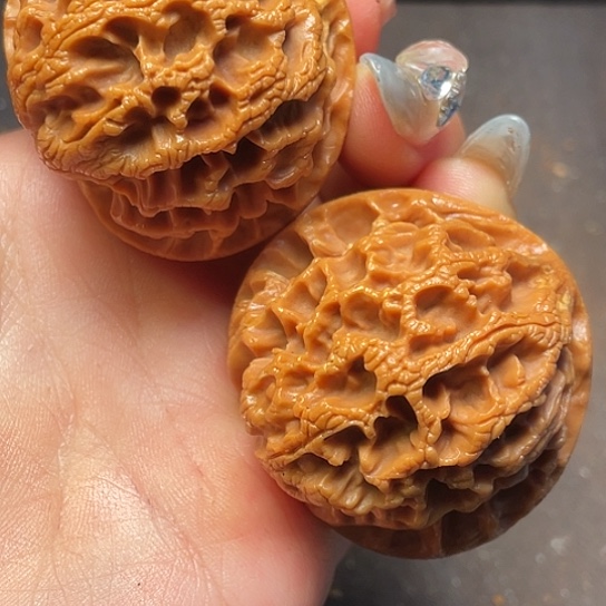 文玩核桃吊坠秦岭山脉核桃